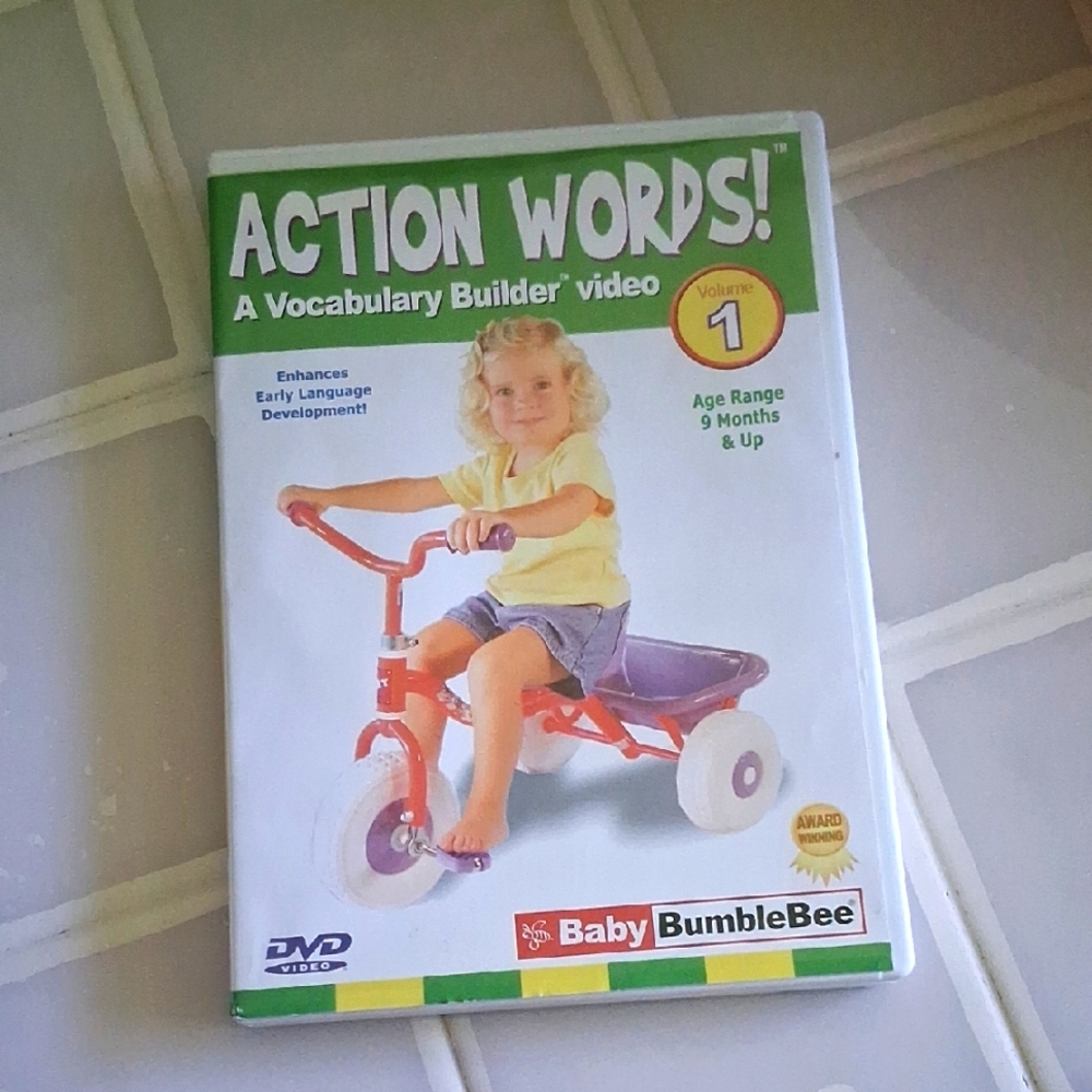 Baby BumbleBee Action Words! Vol 1 DVD A Vocabulary Builder Video